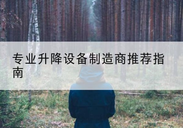 梅江电动剪叉升降平台厂家-专业升降设备制造商推荐指南